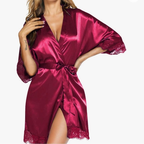 🤍♥️6 Robes~ Bride & Bridesmaids w/Belts - Picture 8 of 10